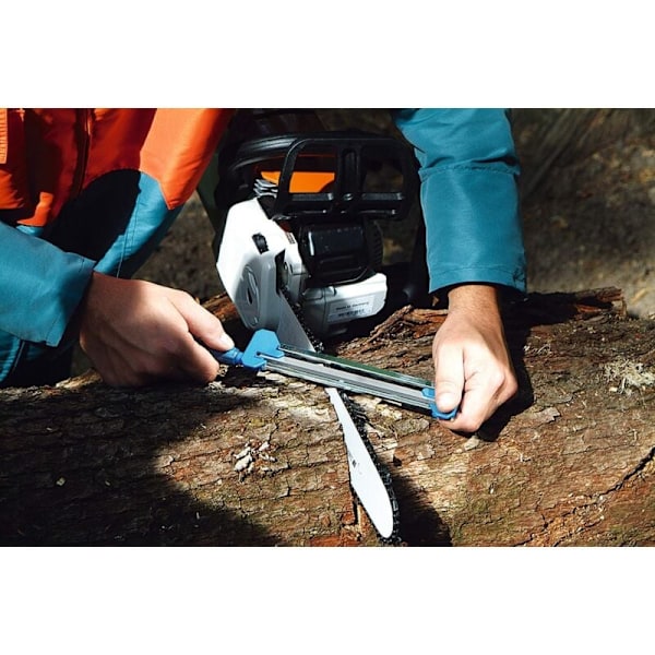 Motorsavsskærper CHAIN SHARP CS-X, fil diameter 5,5 mm, til slibning af tænder og dybdemåler i én arbejdsgang