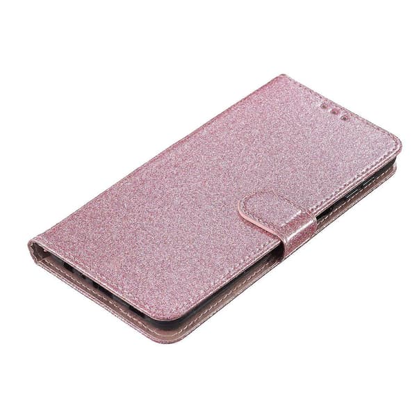 Glitterpulver Flip Lær Telefondeksel For Samsung Galaxy A35