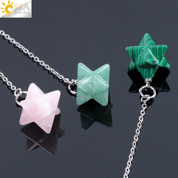 Merkabah Pendler Kvarts Pendel BILDE JASPER BILDE JASPER Bilde Jasper Picture Jasper