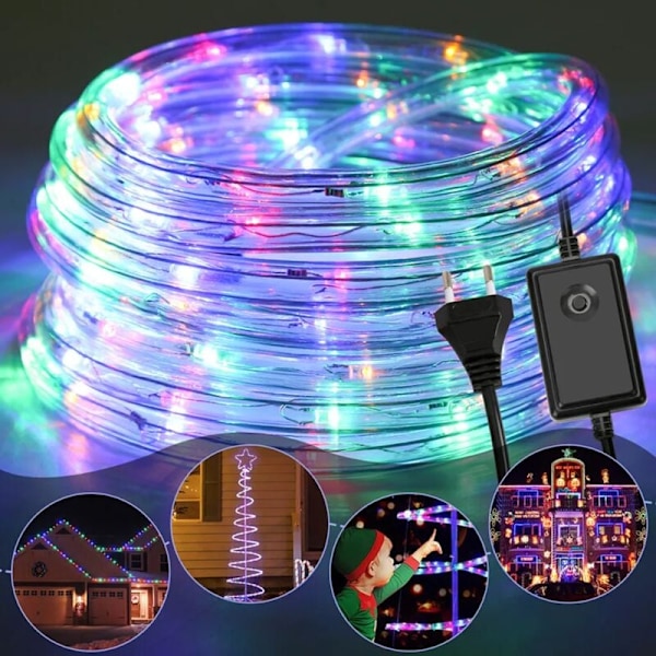 LED ljusslang utomhus/inomhus belysning ljusslang ljusslinga 10M RGB