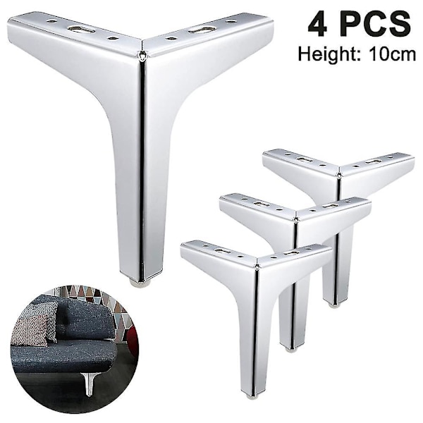 4-pack metallmöbel sofaben, moderna stil diy möbelfötter