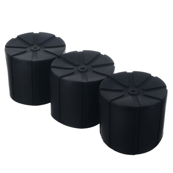 3 st vattentäta silikon universella objektivlock för 65-110 mm DSLR-kamerobjektiv