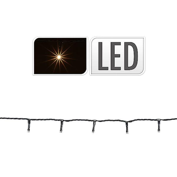Valosarja 120 LED - 9 kulmaa Warm white Varm vit
