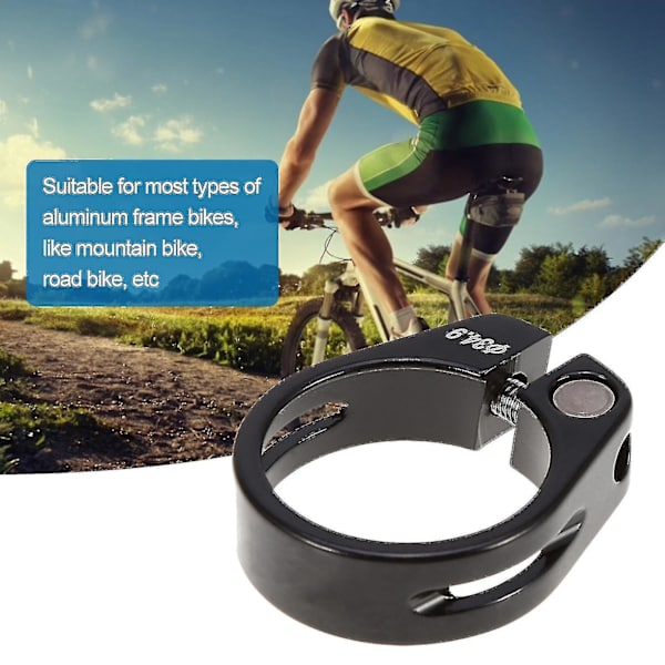 34,9 mm sadelstolpe i aluminiumlegering, klämma för mountainbike, sadelstolpstillbehör