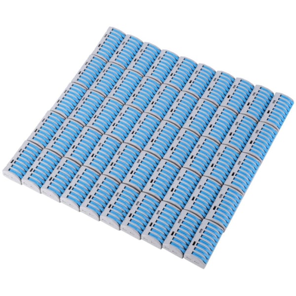 50st PCT-218 Kopplingsplint Snabbkopplingsplint 1 In 7 Ut Blå, DUBUNS