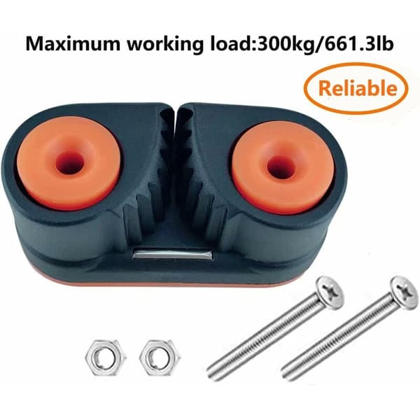 Kullager Cam Cleat Marinbåt Snabbinträde Rep Cam Cleat Wire Fairlead Segling Segelbåtsutrustning