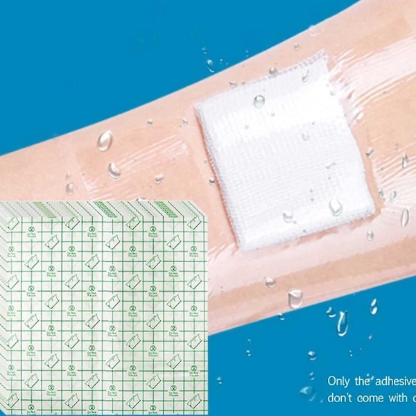 100 stk vanntette dusjdekselskjold for dialyseport Picc-linje brystkateter Pd peritoneal dialyse Chemo-port matesonde G-tube pasientsdusj