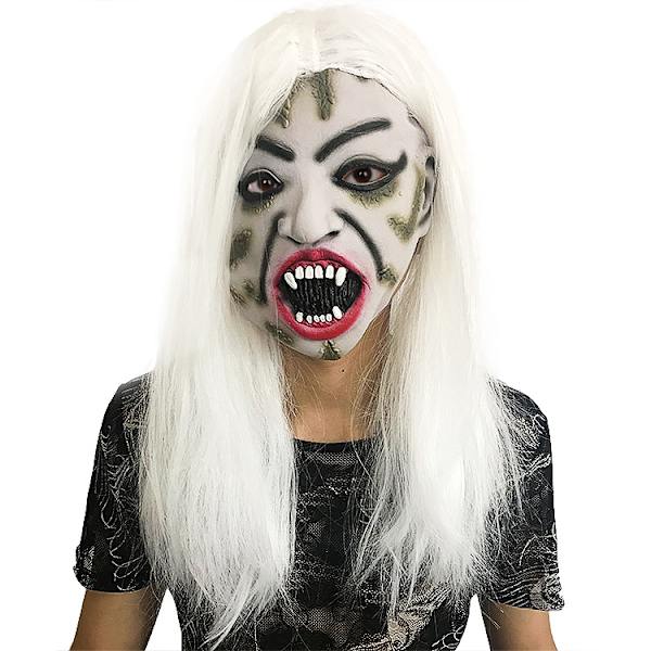 Spökhusmanuskript dödar NPC män och kvinnor mask huvudbonad Halloween rumsflykt spökhus skräckkostym MJ51 D