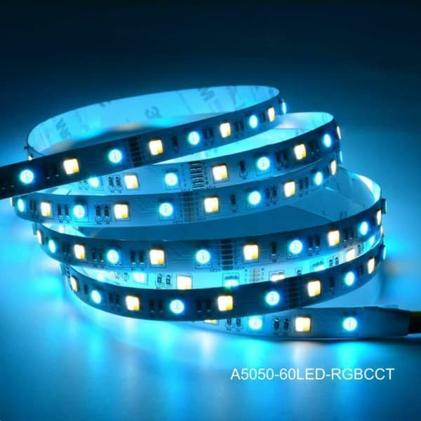 5050 LED Strip Lys Natlampe GUL Gul Yellow