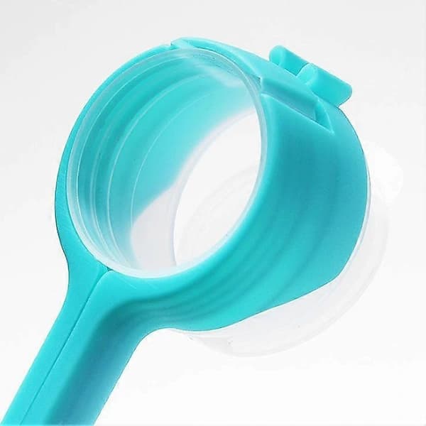 2-pakning plastposeforseglingsklemmer, holdbare multifunksjonelle matoppbevaringsforseglere for brød- og snacksposer, grønn
