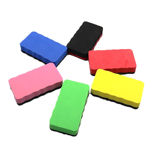 magnetic whiteboard erasers with dry erase thick felt pad fo