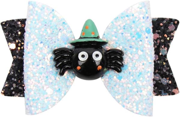 Halloween hårklemme til piger, Halloween tilbehør flagermus græskar kranie