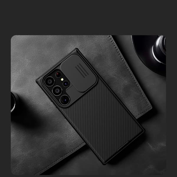 NILLKIN Galaxy S24 Ultra -kotelo CamShield Pro, musta 120