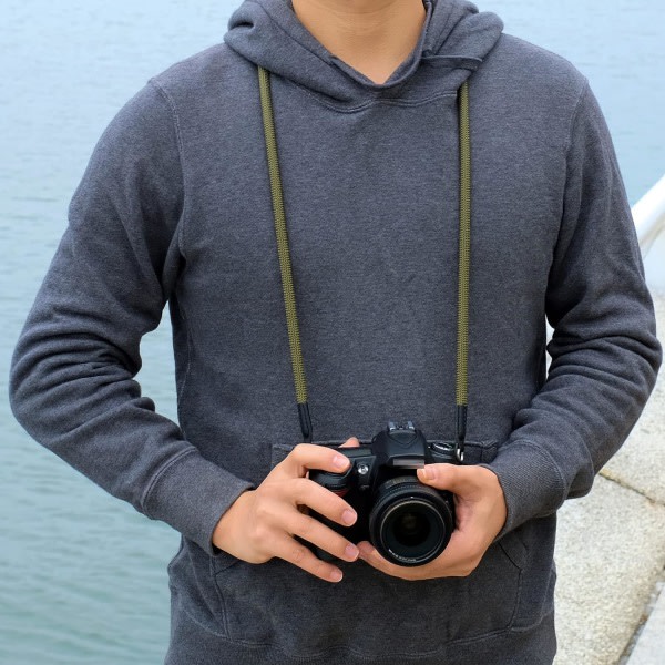 Kamera, kompatibel med Canon Nikon Sony Fuji DSLR SLR spegellös kamera (grön)