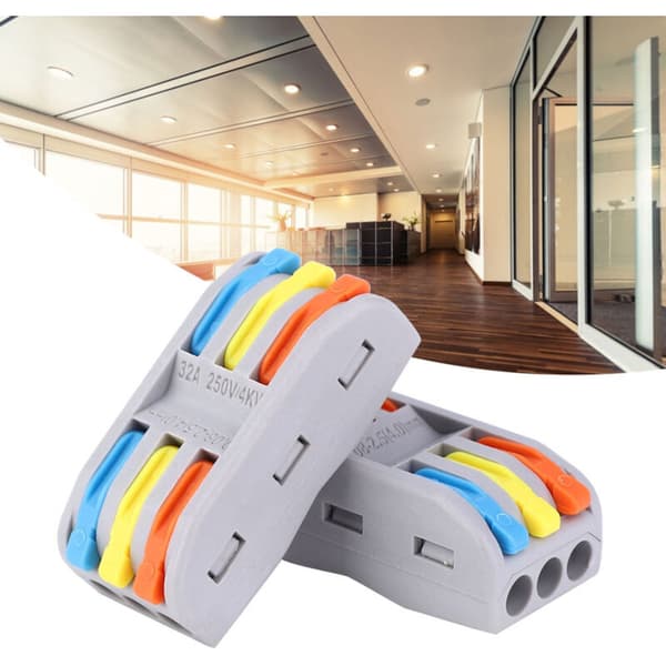 50 stk. 1128AWG PCT-2-3 Elektrisk kabelleder Terminalblok Hurtig ledningsforbindelse, DUBUNS