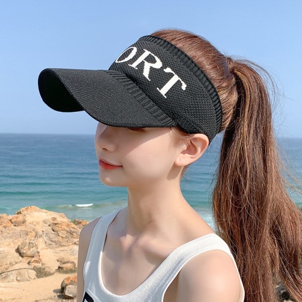 IC Dam Tom Top Hatt Sommar Solid Bred Brätte Vikbar Sport Sol Kaki 54-58cm