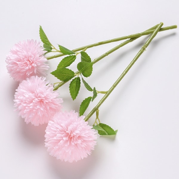 IC 12 buntar konstgjorda blommor Solros utomhus UV-beständig ljusrosa