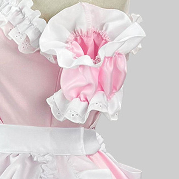 Rask frakt kvinners søte Lolita-kjole viktoriansk ermeløs prinsesse cosplay-kostymer hjemmekjoler XL