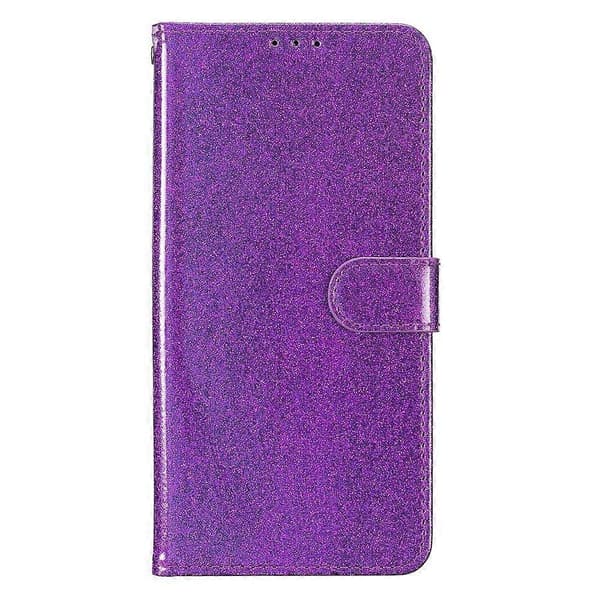 Glitterpulver Flip Lær Telefondeksel For Samsung Galaxy A05