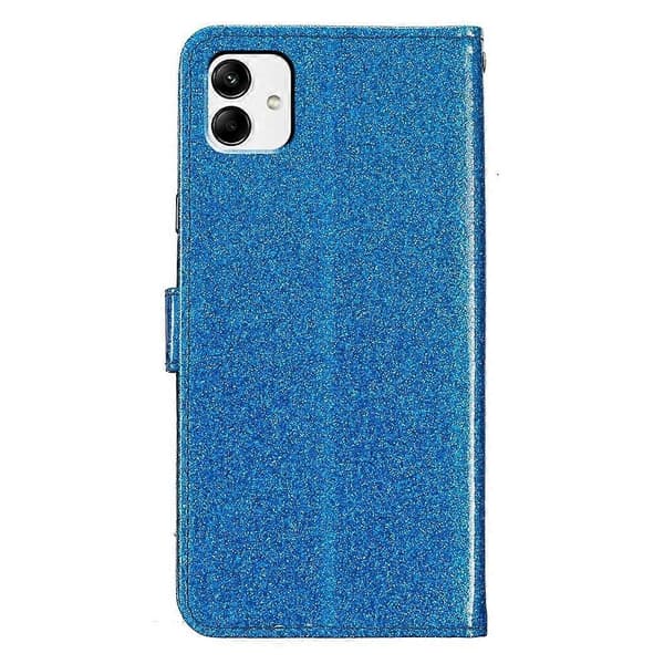 Glitterpulver Flip Lær Telefondeksel For Samsung Galaxy A05