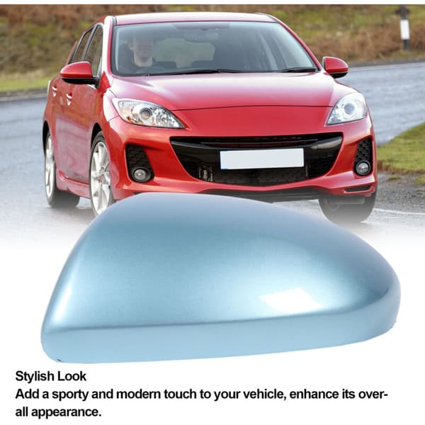 Ersättningskåpa för backspegel för Mazda 2007-2014 Ljusblå Höger