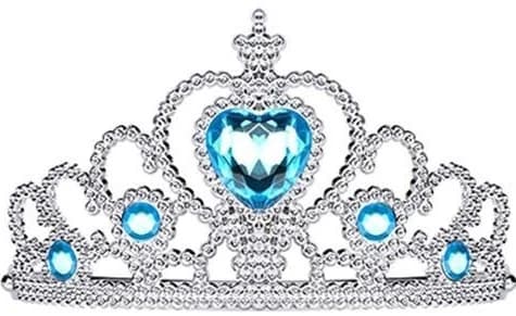 Prinsesse Elsa - sæt med fletning, tiara, tryllestav og et par handsker