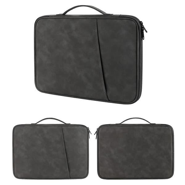 Tabletfodral Skyddsfodral USB-kabelförvaring för iPad Mörkgrå Dark Grey For 12-13 inch