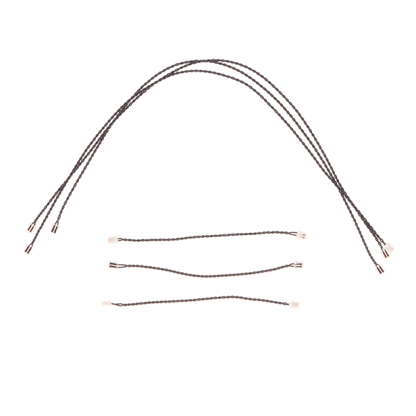 IC LED-ljustillbehör för DIY-fläktar 3 st 0,8 mm 2-stiftskontakt Anslutning D