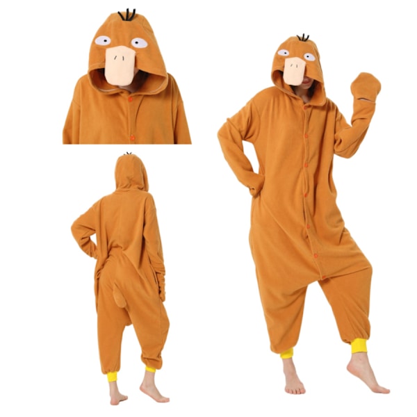 Polar Fleece-serie Halloween Tegneserie Dyr Onesie Pyjamas MJ51 Par Pyjamas Pikachu XL