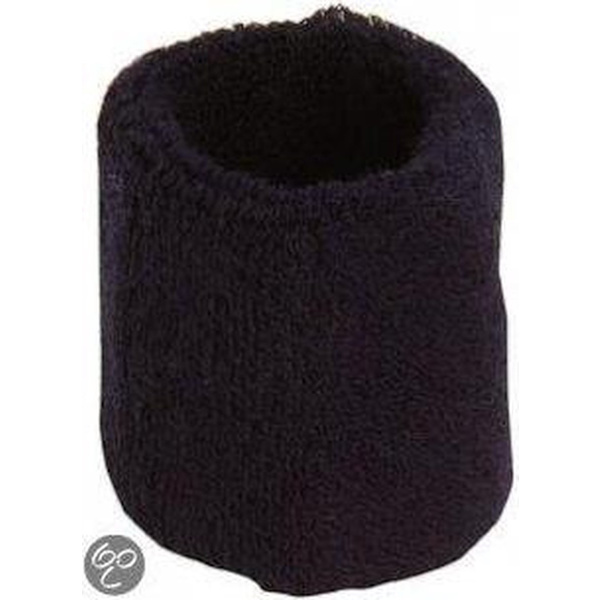 Benza Håndledd Svettebånd - Marineblå 6 cm (2 stk)