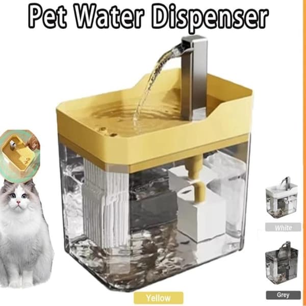 Automatic Pet Water Dispenser, Dog, Cat, Pet Water Fountain, Dog, Cat, Water A2