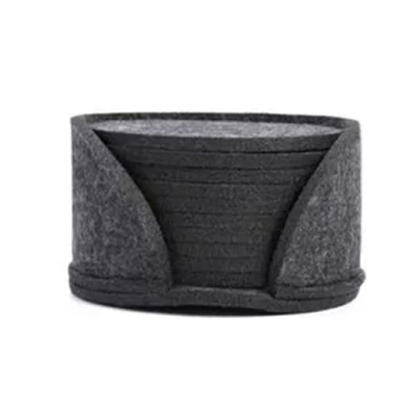 Vendbare filtbrikker med holder, varmeisolerende bordbeskyttere for hjem og servering Dark gray