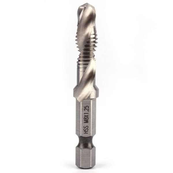 Eosnow M8 HSS 1/4\" Hex Skaft Bor & Forsænker Bor Power Tool Del