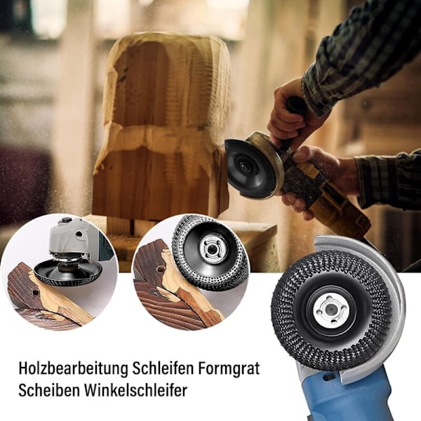 2 Stycken Träskivor för Vinkelslip Ø 125 mm x 22,2 mm, Snabb Skärande Träslip och Slipskivor för Vinkelslip, Polering, Snideri, Slipning