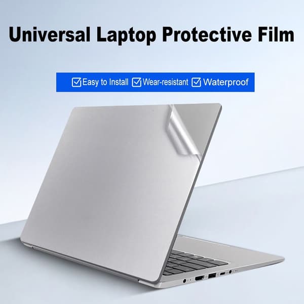2 stk. Laptop Skal Skin Notebook Computer Body Cover SØLV 2 STK Sølv 2 stk. Silver 2pcs