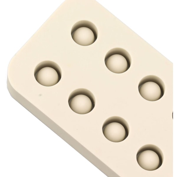 Dronningbie Ymptekopper Silikonform Birøkt Bivoks Dronningcellekopper 2 Rader Lagingsform 96 x 48 x 14 mm, DUBUNS