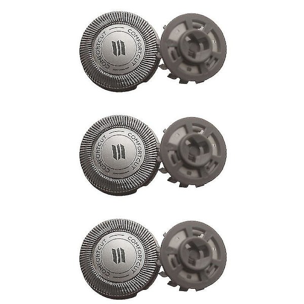 3 stk barberhovederstatning for Philips S1000 S1010 S1020 S1050