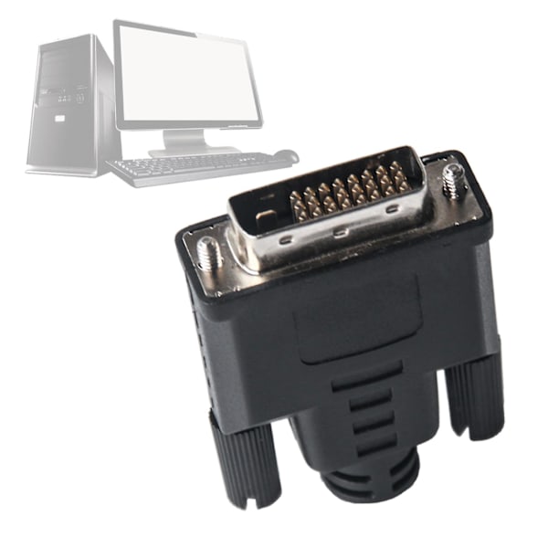 DVI EDID Dummy Plug Display Emulator Virtuell Monitor Huvudlös Spöke Adapter