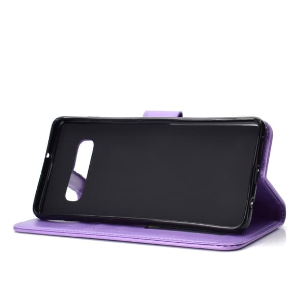 Samsung Galaxy S10 - Mandala Plånboksfodral - Lila Lila Purple