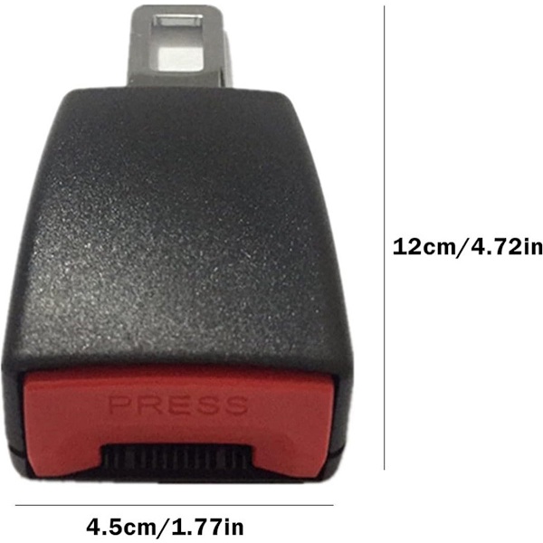 2-pack bilbältesförlängare - bilbältesspänne - förläng och gör längre