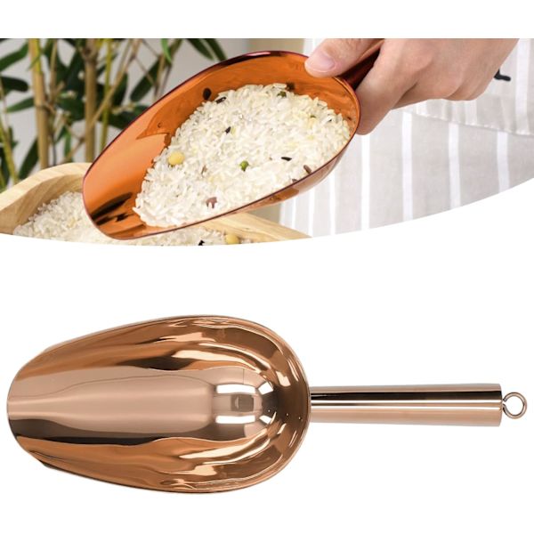 Rose Gold Rostfritt Stål Ishink - Livsmedelskvalitet för Hemmet Rose gold
