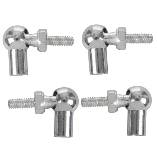 sourcingmap 6mm Hann Hunn Gjenget L-formet Kuleledd Stangendelager 4 stk