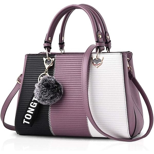IC Håndvesker for kvinner Mote Damevesker PU Lær Satchel Skuldervesker Tote Bags