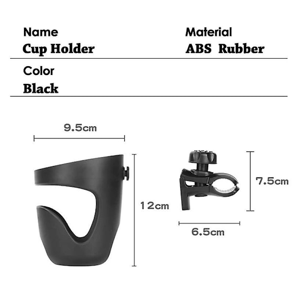 Båd Rail Kopholder Universal Drikkeholdere Rotation Justerbar Klemme Båd Drikkeholder, 1stk