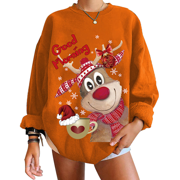 Julegenser Dame Julgenser Oransje Orange L