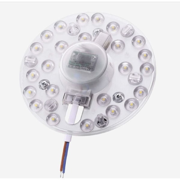 12W Smd5730 LED Kattovalaisin Pyöreä Valomoduli Lamppu Pyöreä Paneeli Ac220V - 12W