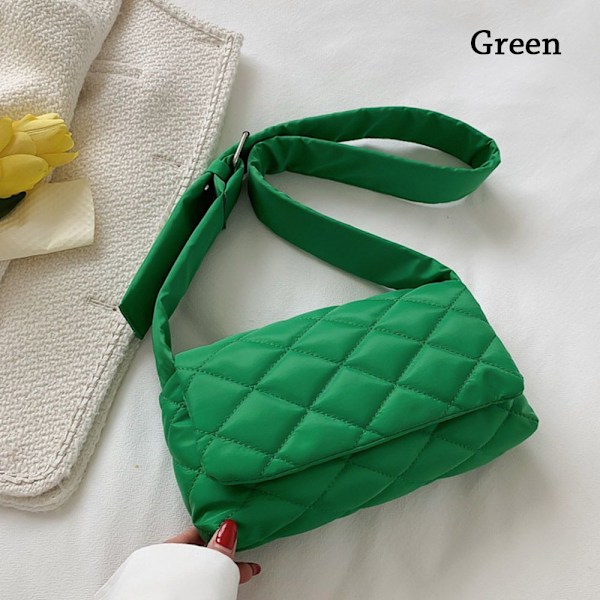 Axelväskor Puffy Handväskor GRÖN green
