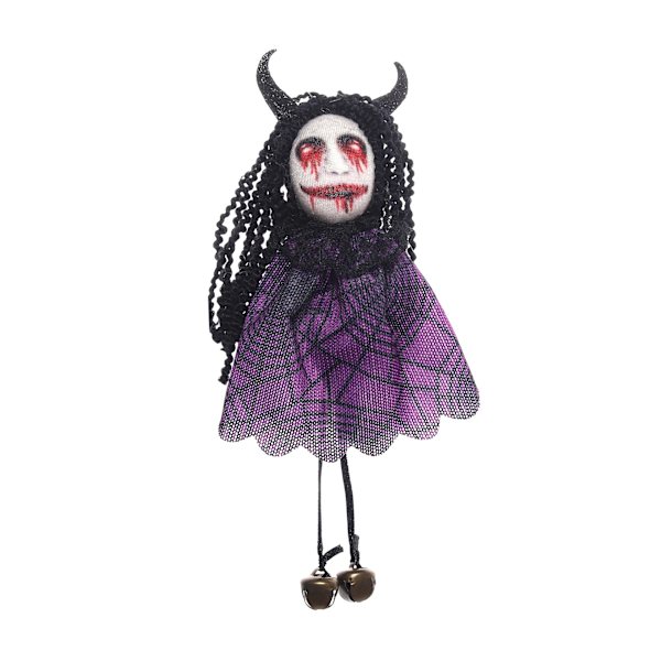 Halloween-riipuskoriste haamun kasvot haamu lelu baari violetti vihreä riipus temppu riipus (Ready stock) Purple ghost face