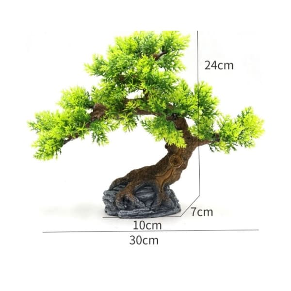 Kunstige akvatiske planter akvarieplanter akvarie bonsai træ