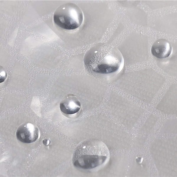 IC 72 bred x 72 lang tommer bruseforhæng, EVA 3D Water Cube bruseforhæng, vandtæt, standardstørrelse bruseforing